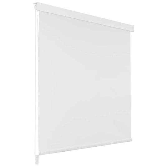 Tenda a Rullo per Doccia 120x240 cm Bianco - homemem39