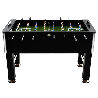 Tavolo Calcio Balilla in Acciaio 60 kg 140x74,5x87,5 cm Nero - homemem39