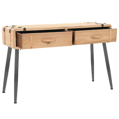 Tavolo Consolle in Legno Massello di Abete 115x40,5x76 cm - homemem39