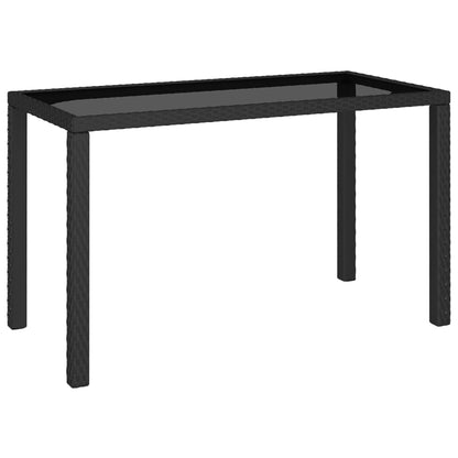 Set da Pranzo per Esterni 6 pz con Cuscini in Polyrattan Nero - homemem39