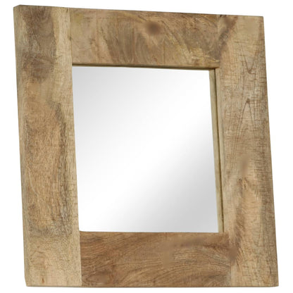 Specchio in Legno Massello di Mango 50x50 cm - homemem39