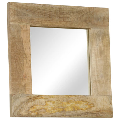Specchio in Legno Massello di Mango 50x50 cm - homemem39