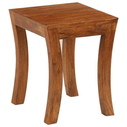 Tavolini Impilabili 3 pz Massello di Acacia 50x35x50 cm Marrone - homemem39