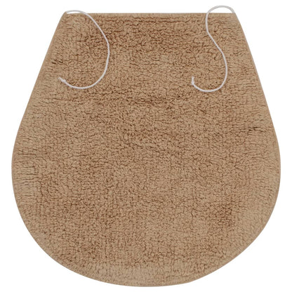 Set Tappetini per Bagno 3 pz in Tessuto Beige - homemem39