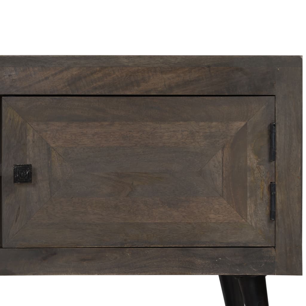 Mobile Porta TV in Legno Massello di Mango 140x30x45 cm - homemem39