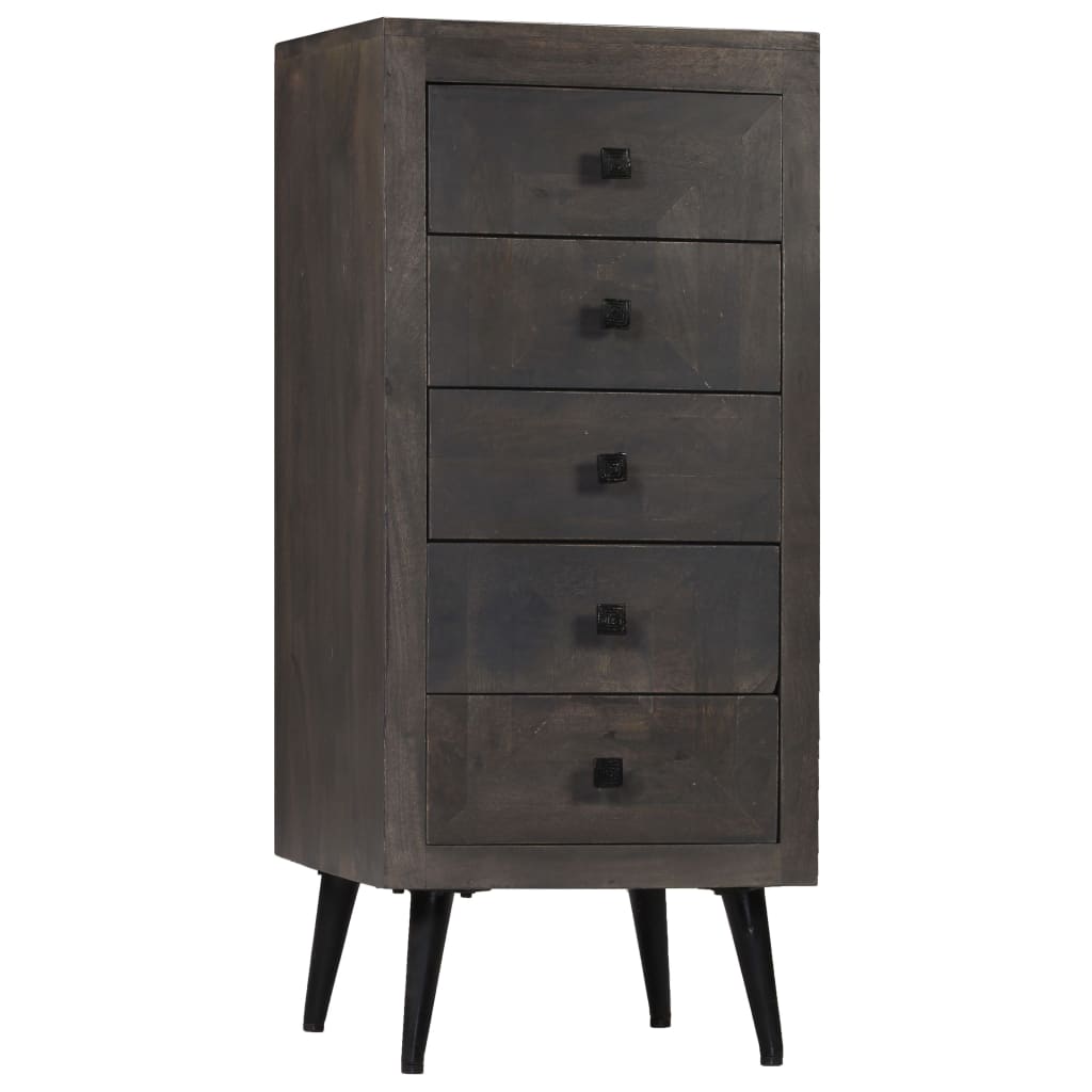 Credenza in Legno Massello di Mango 40x40x91 cm - homemem39