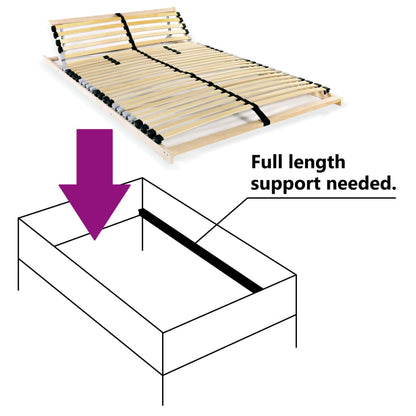 Rete a Doghe 7 Zone con 28 Doghe 100x200 cm - homemem39