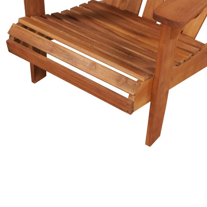 Sedia da Giardino Adirondack in Legno Massello di Acacia - homemem39