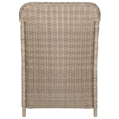 Sedie da Esterno con Cuscini 2 pz in Polyrattan Marrone - homemem39