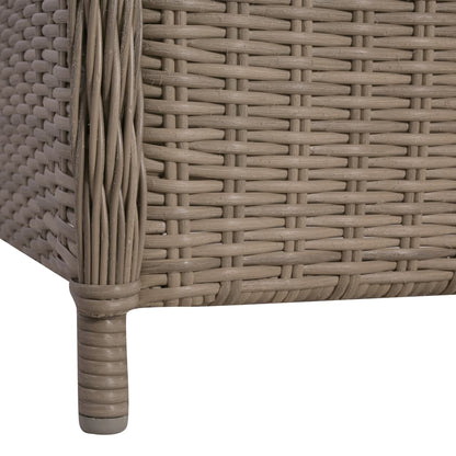 Sedie da Esterno con Cuscini 2 pz in Polyrattan Marrone - homemem39