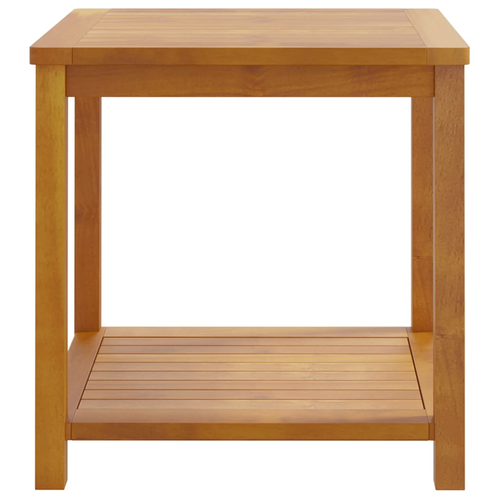 Tavolinetto in Legno Massello di Acacia 45x45x45 cm - homemem39