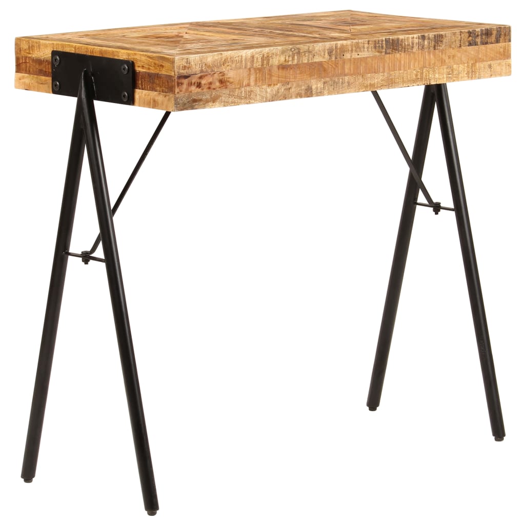 Tavolo Consolle in Legno Massello di Mango 80x40x75 cm - homemem39