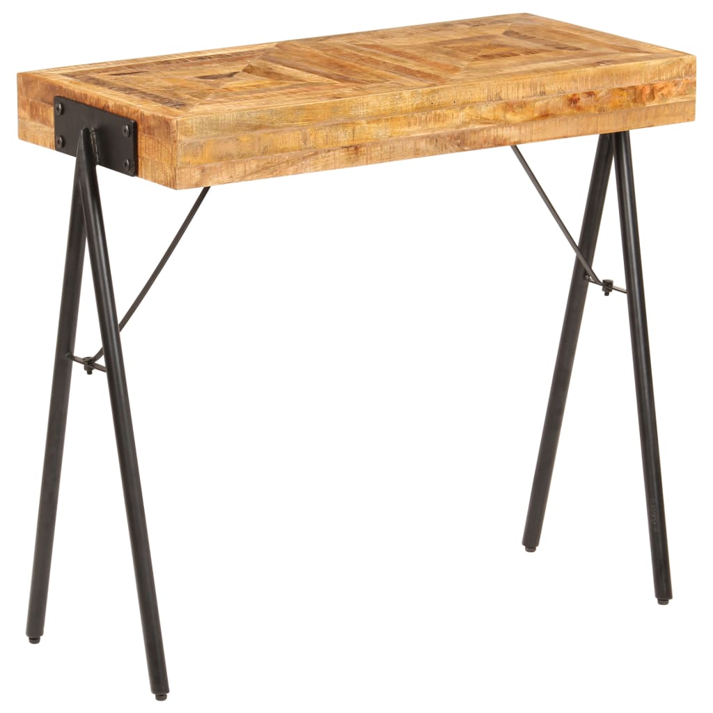 Tavolo Consolle in Legno Massello di Mango 80x40x75 cm - homemem39