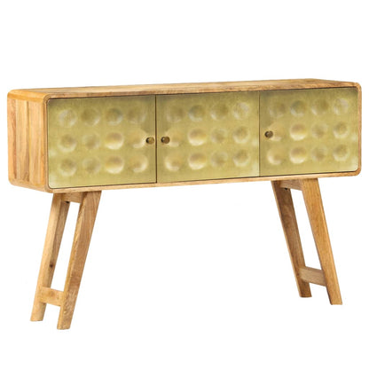 Credenza in Legno Massello di Mango 120x30x80 cm - homemem39