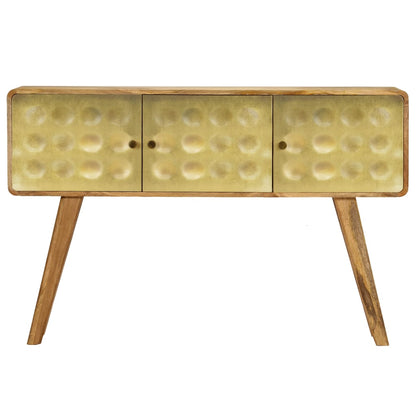 Credenza in Legno Massello di Mango 120x30x80 cm - homemem39