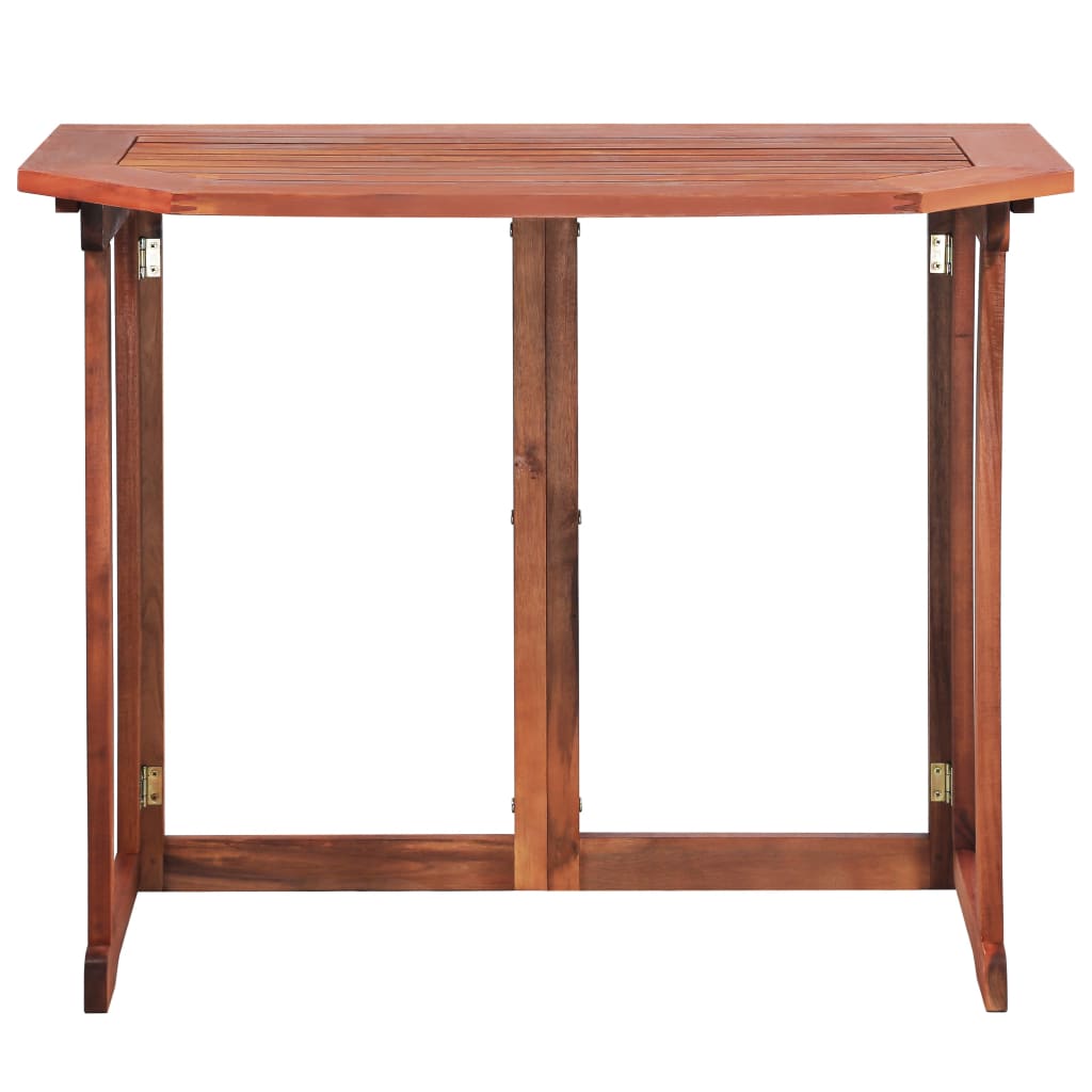 Tavolo da Bistrot 90x50x75 cm in Legno Massello di Acacia - homemem39