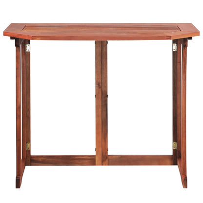 Tavolo da Bistrot 90x50x75 cm in Legno Massello di Acacia - homemem39