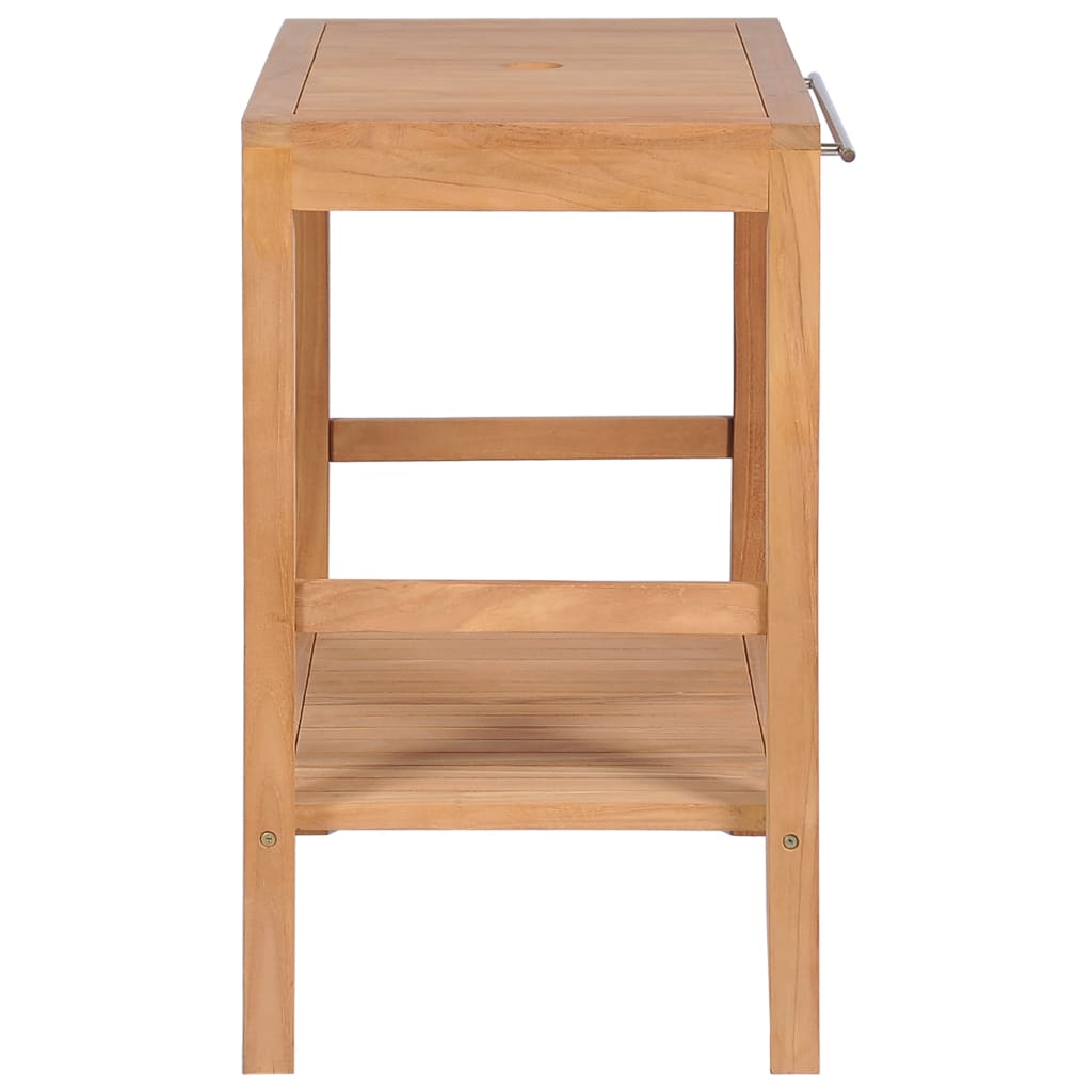 Mobile per Lavabo in Massello di Teak 74x45x75 cm - homemem39