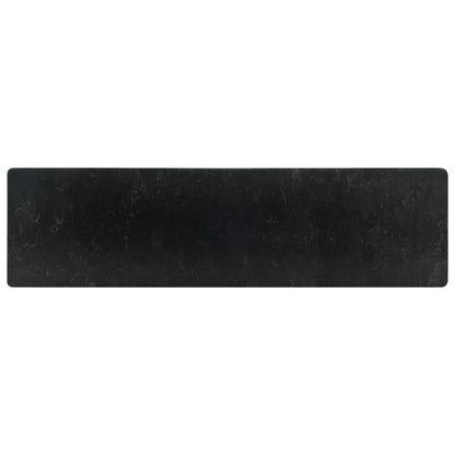 Lavello 45x30x12 cm Marmo Lucido Nero - homemem39