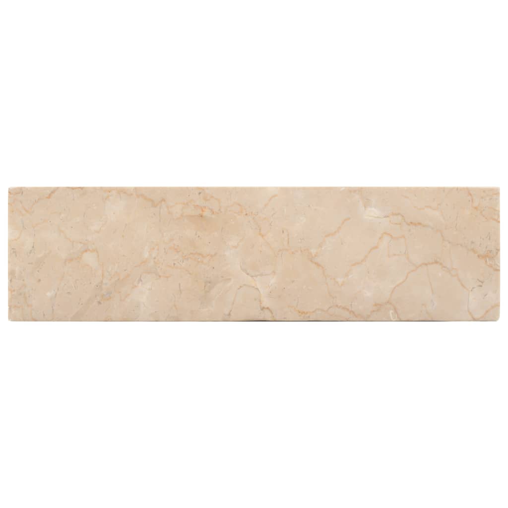 Lavello 45x30x12 cm Marmo Lucido Crema - homemem39