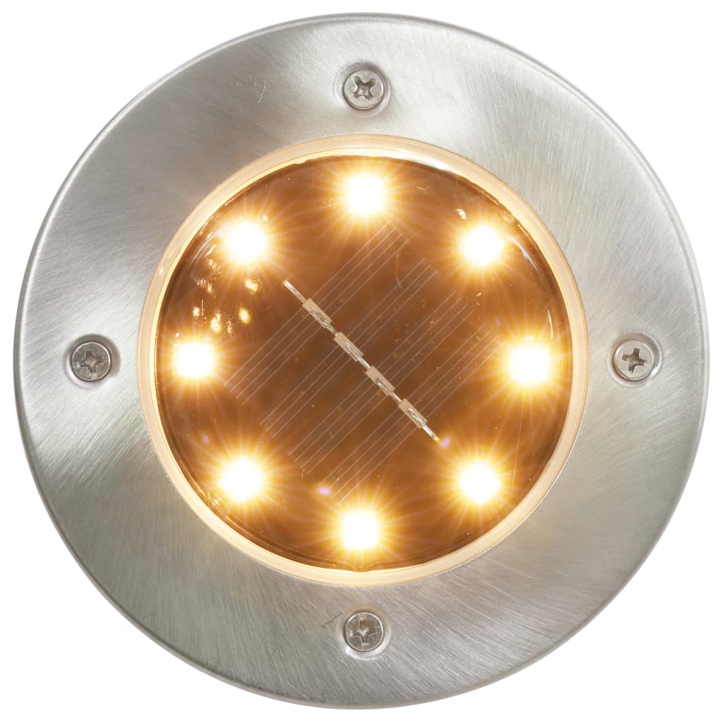 Lampade Solari da Terra 8 pz Luci a LED Bianche - homemem39