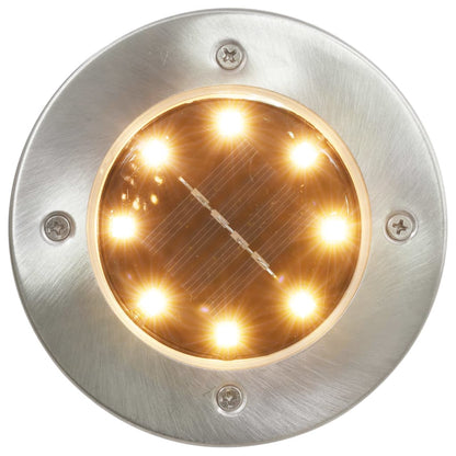 Lampade Solari da Terra 8 pz Luci a LED Bianche - homemem39