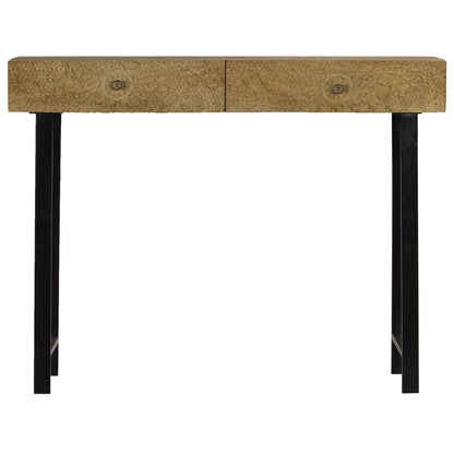 Tavolo Consolle in Legno Massello di Mango 102x30x79 cm - homemem39