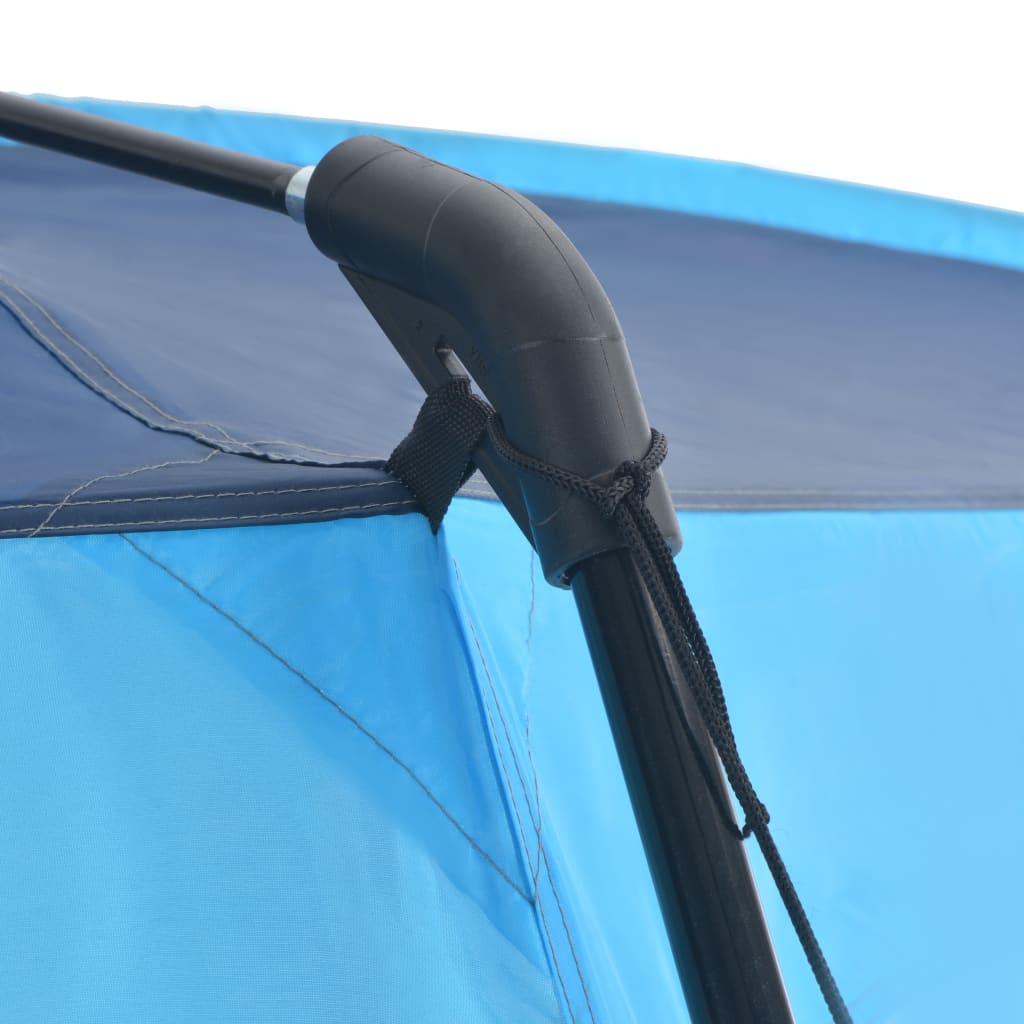 Tenda per Piscina in Tessuto 660x580x250 cm Blu - homemem39