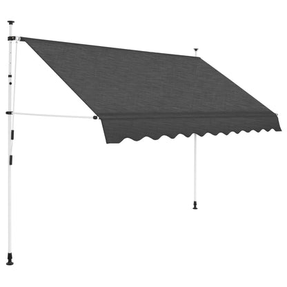 Tenda da Sole Retrattile Manuale 250 cm Antracite - homemem39