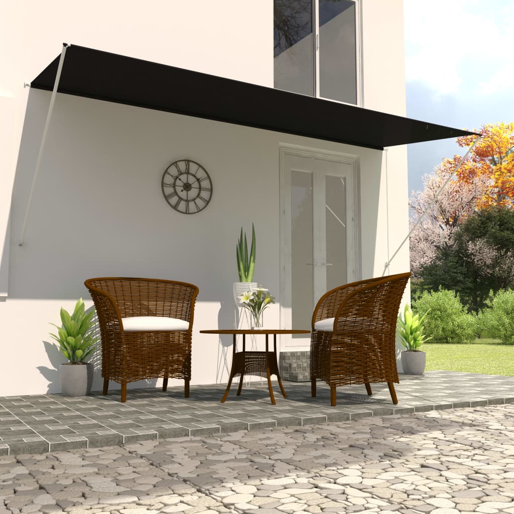 Tenda da Sole Retrattile 400x150 cm Antracite - homemem39