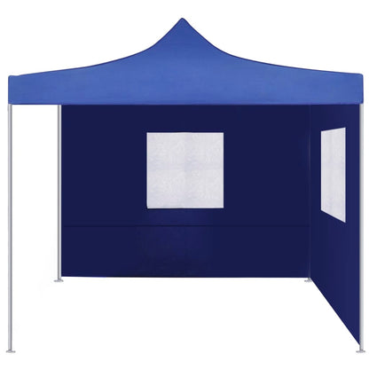 Tenda Pieghevole con 2 Pareti 3x3 m Blu - homemem39