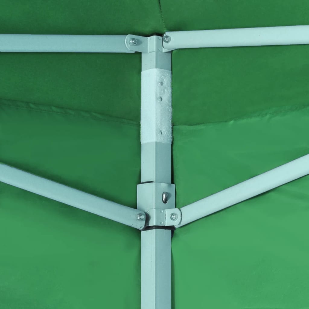 Tenda Pieghevole con 2 Pareti 3x3 m Verde - homemem39