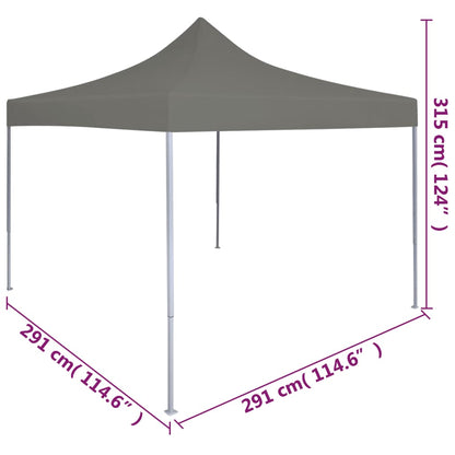 Tendone per Feste Pieghevole Pop-Up 3x3m Antracite - homemem39