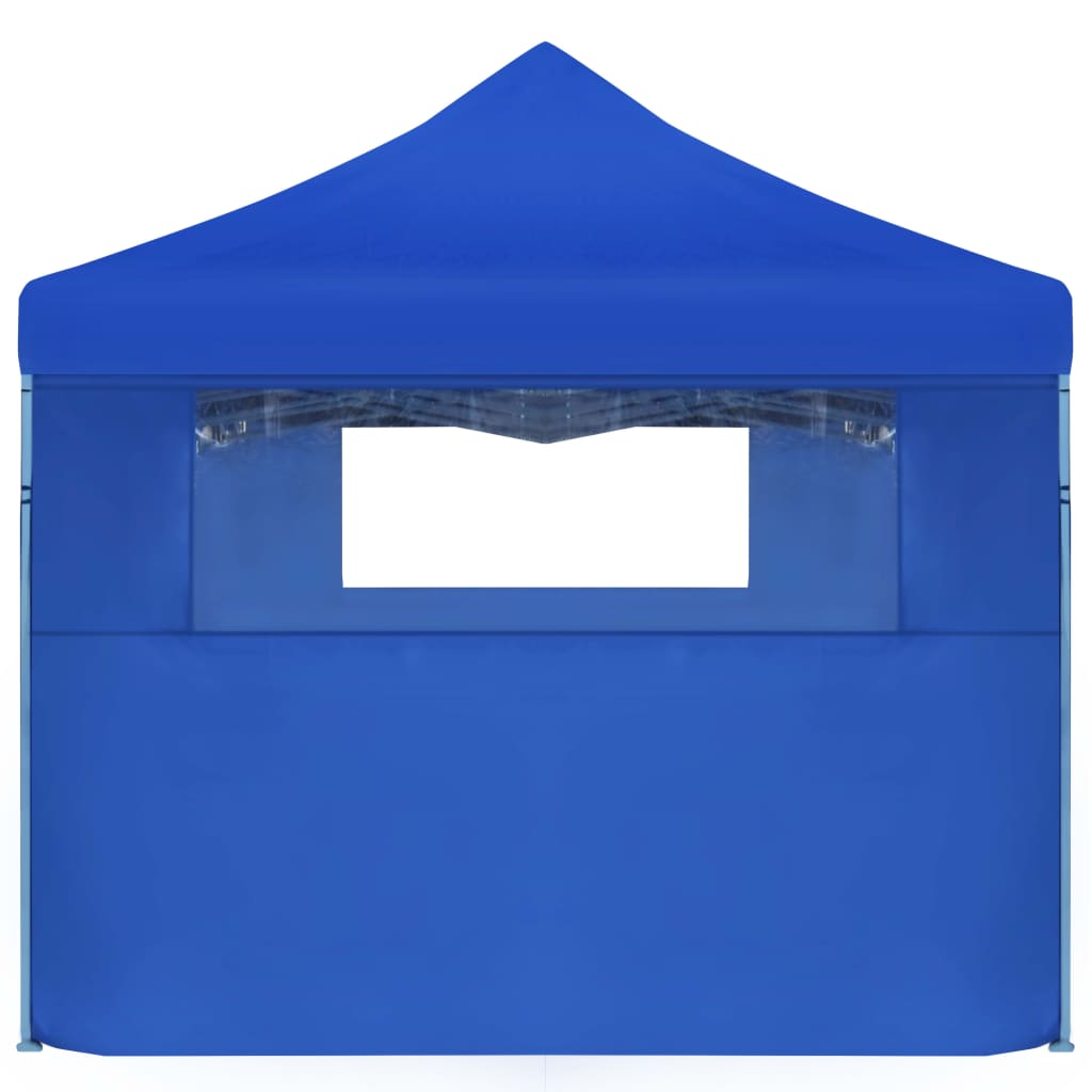 Tenda Pieghevole Pop-Up con 5 Pareti Laterali 3x9 m Blu - homemem39