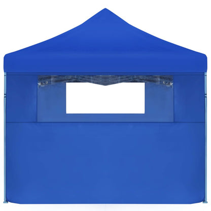 Tenda Pieghevole Pop-Up con 5 Pareti Laterali 3x9 m Blu - homemem39