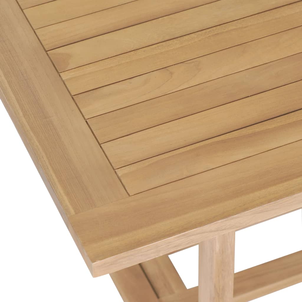 Tavolo da Giardino Allungabile 180-280x100x75 cm in Teak - homemem39