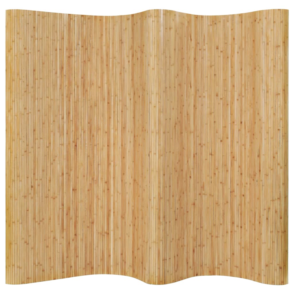 Pannello Divisore per la Stanza in Bambù Naturale 250x165 cm - homemem39