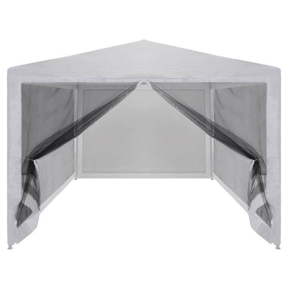 Tenda per Feste con 4 Pareti Laterali in Rete 3x3 m - homemem39