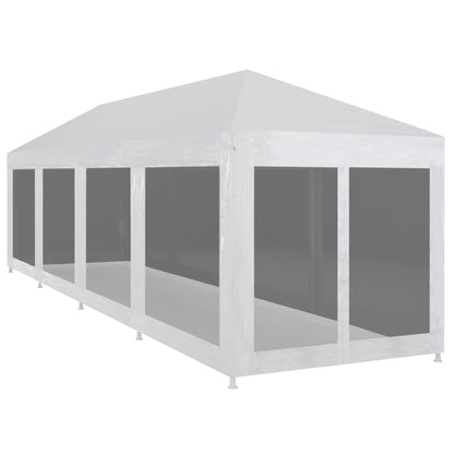 Tenda per Feste con 10 Pareti in Rete 12x3 m - homemem39