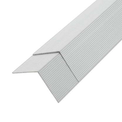 Profili Angolari per Decking in Alluminio 170 cm Argento - homemem39