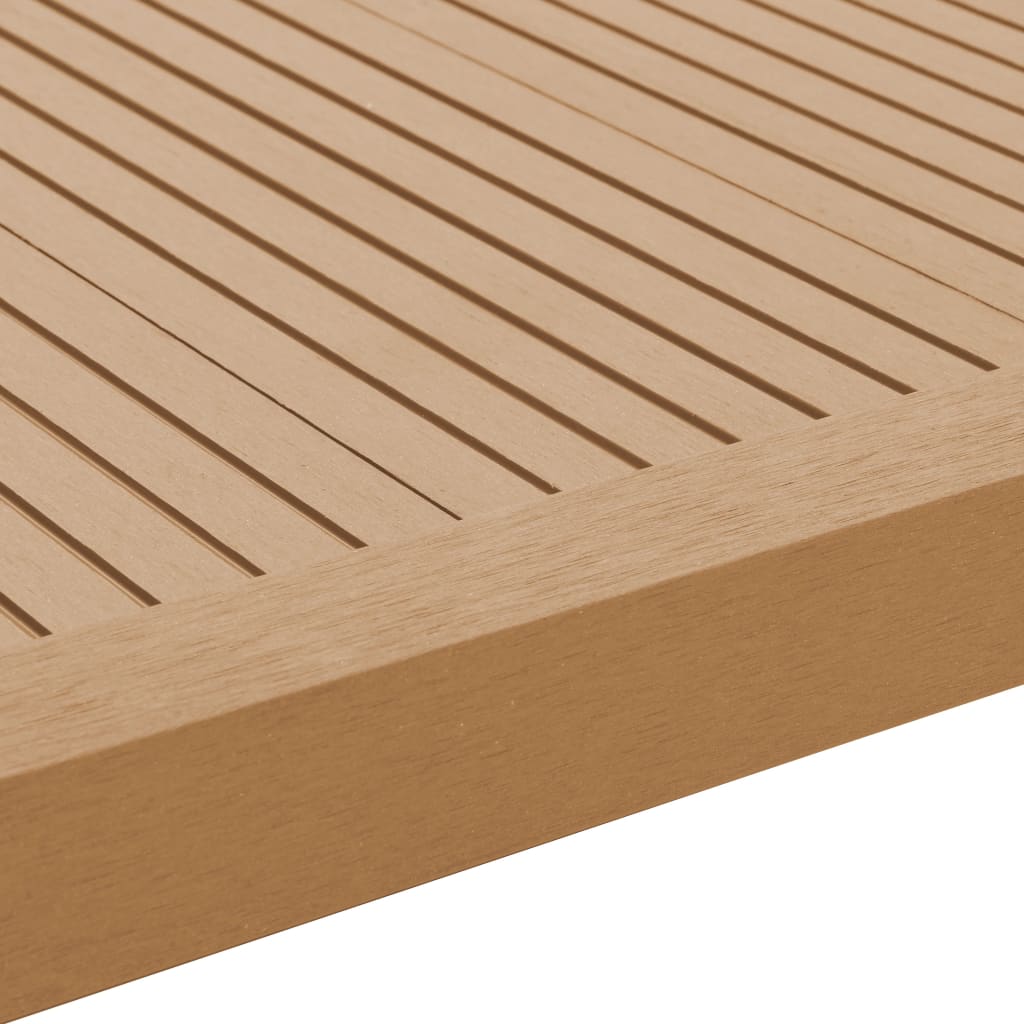 Profili Angolari per Bordi 5 pz in WPC 170 cm Color Teak - homemem39