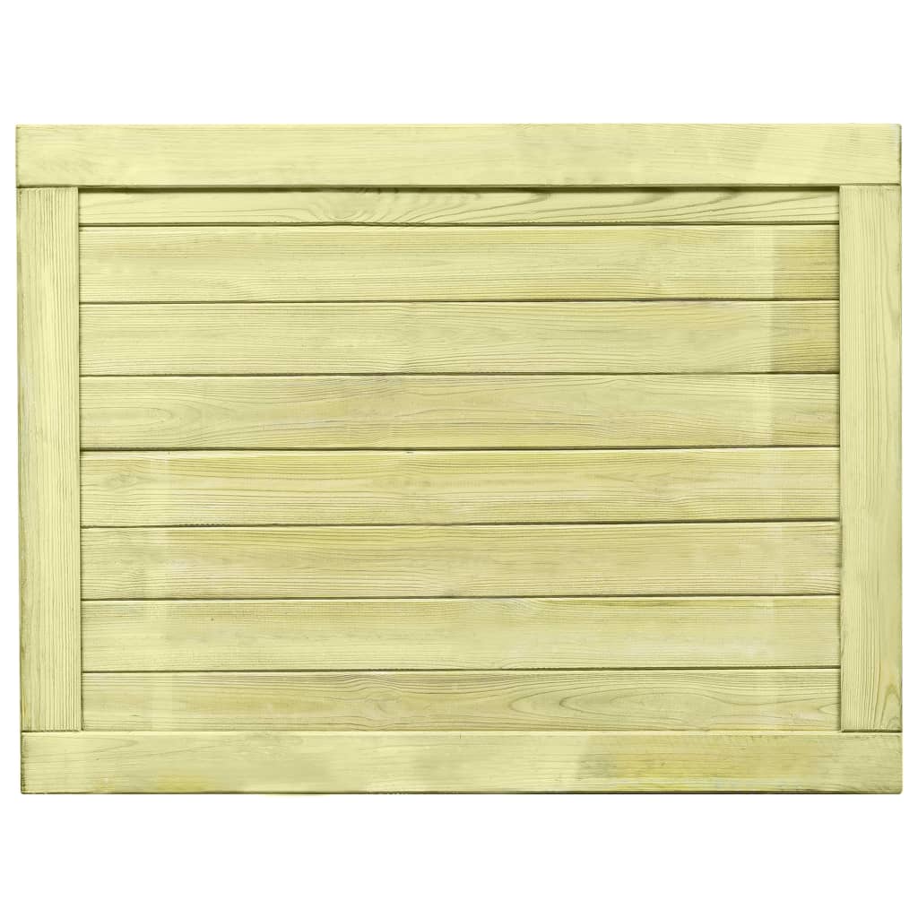 Cancello per Steccato in Legno di Pino Impregnato 75x100 cm - homemem39