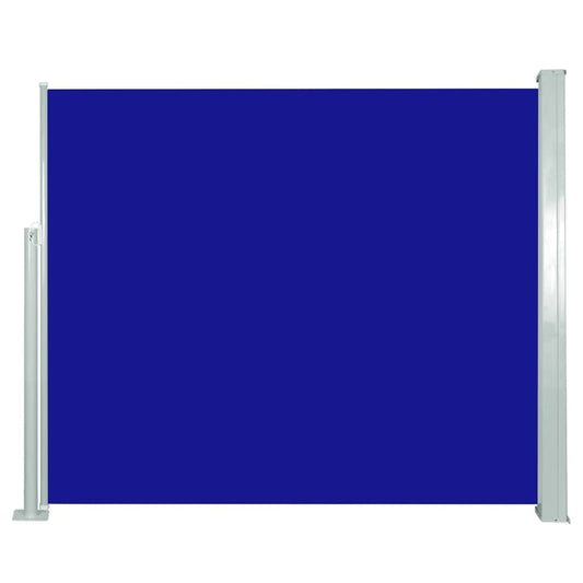 Tenda da Sole Laterale Retrattile 120 x 300 cm Blu - homemem39