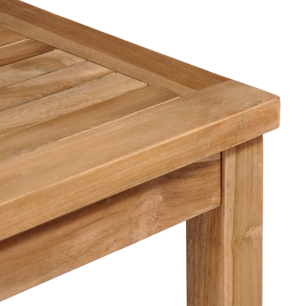 Set da Pranzo per Esterni 5 pz Legno Massello di Teak - homemem39