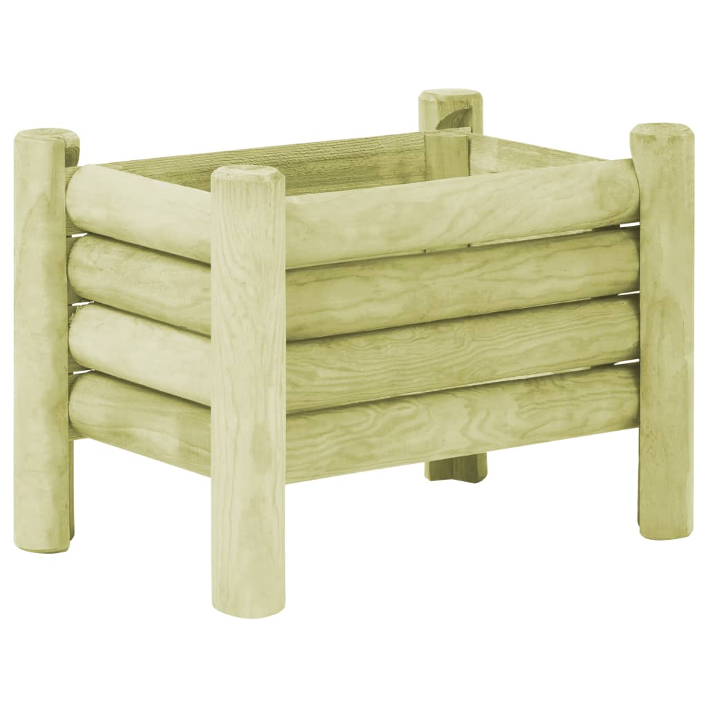 Letto Rialzato da Giardino Legno di Pino Impregnato 60x40x42 cm - homemem39