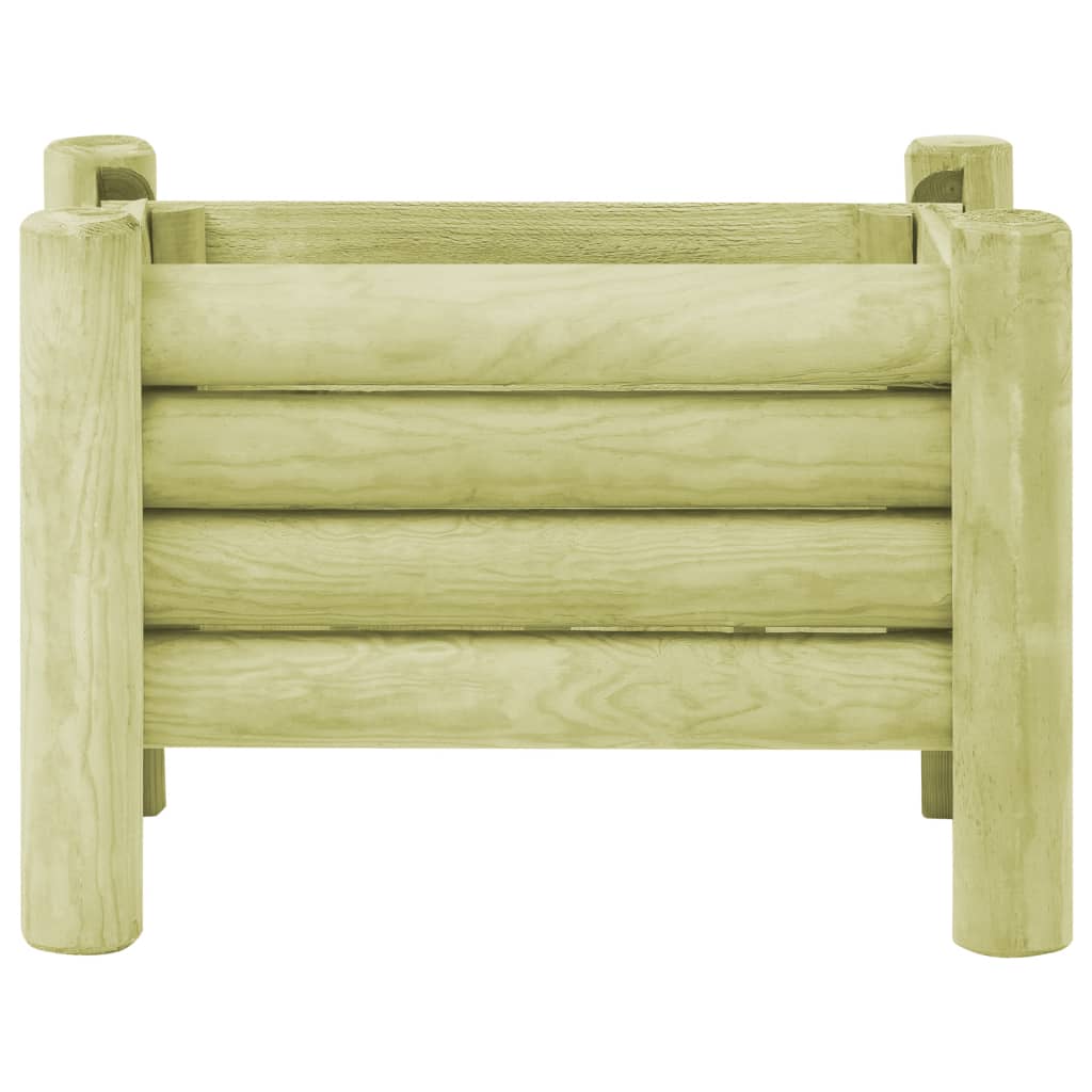 Letto Rialzato da Giardino Legno di Pino Impregnato 60x40x42 cm - homemem39