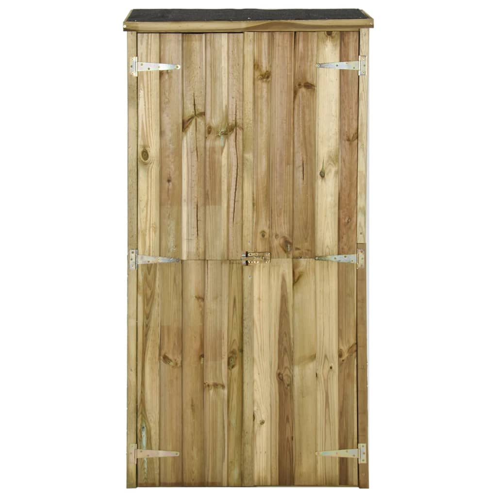 Capanno Attrezzi da Giardino in Legno di Pino 85x48x177cm - homemem39