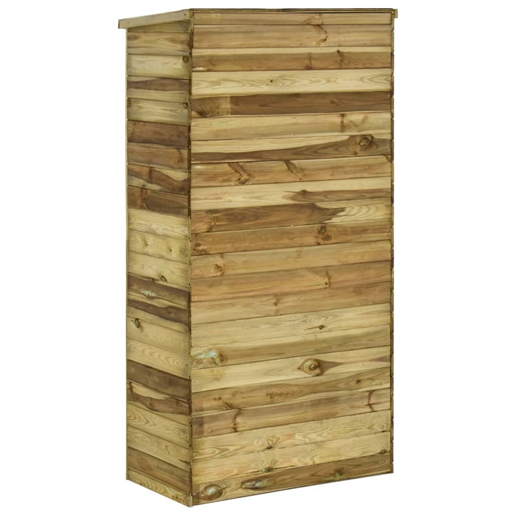 Capanno Attrezzi da Giardino in Legno di Pino 85x48x177cm - homemem39