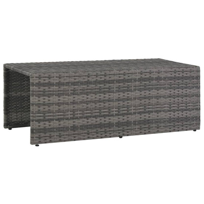 Set Divani da Giardino 6 pz con Cuscini in Polyrattan Grigio - homemem39