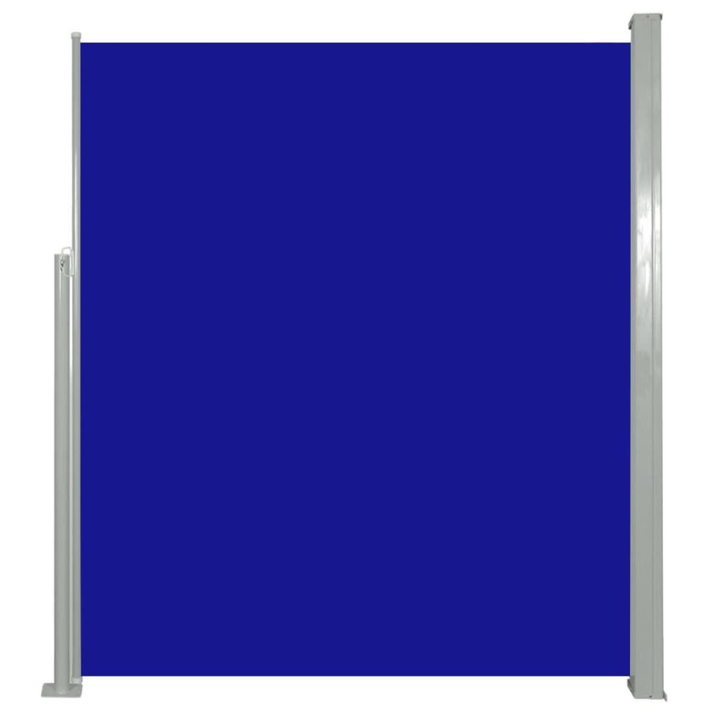 Tenda da Sole Laterale Retrattile 160 x 500 cm Blu - homemem39